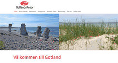 Desktop Screenshot of gotlandsresor.se
