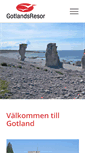 Mobile Screenshot of gotlandsresor.se